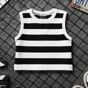 Eye Candy Striped Womens Tank